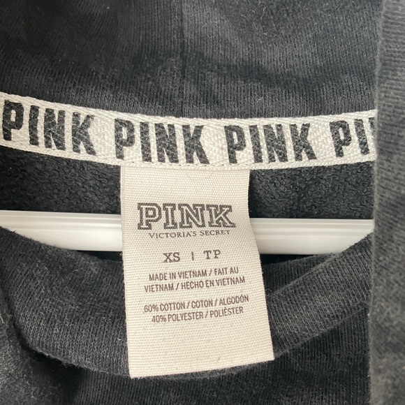 PINK Victoria's Secret Black Cowl Neck‎ Sweater - Picture 2 of 8